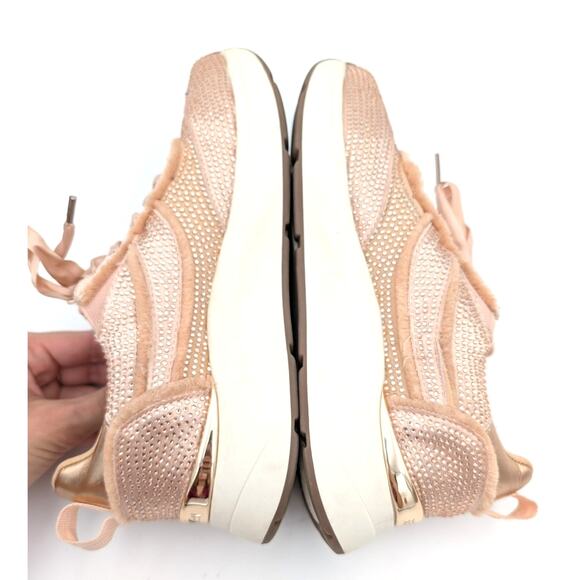 Reaction Kenneth Cole Claire Rhinestone Embellished Sneaker Size US5.5 EU35.5 - Picture 7 of 15